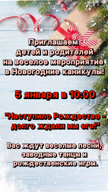 Новогодние каникулы